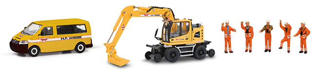 094-452671400 - H0 - MHI WIEBE-Set - Baufahrzeuge<br>MHI-Exklusiv